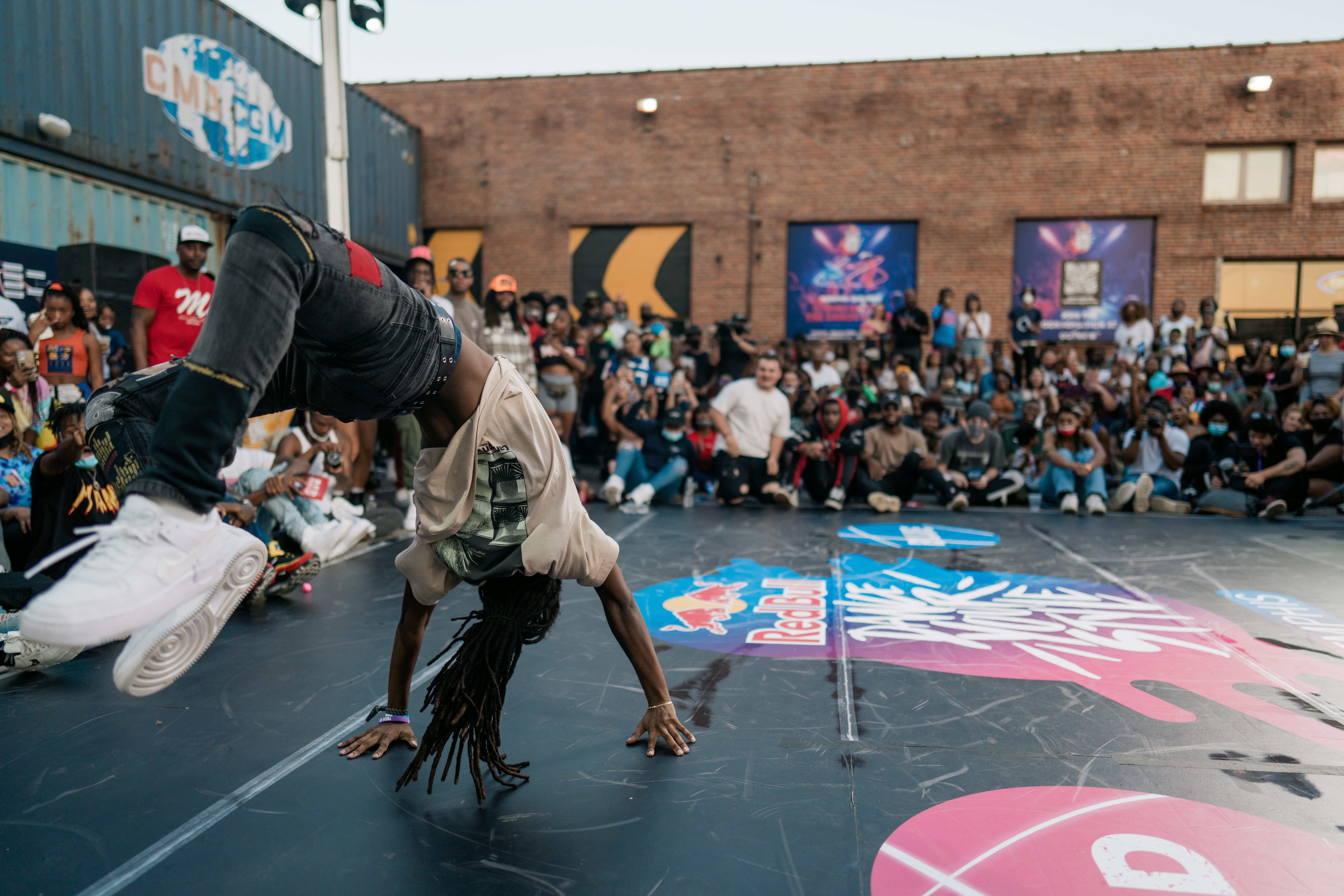 Memphis dancer Jadyn Smooth performs at Redbull Dance your style at Railgarten in Memphis, Tennessee USA on October 10, 2021.
