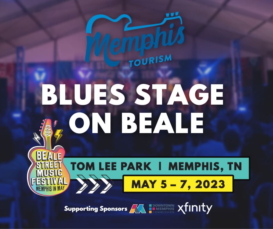 Beale Street Music Festival's Blues stage in 2020.