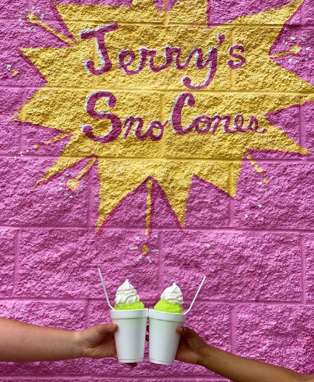 Memphis Ice Cream Shop: Sno Cones from Jerrys