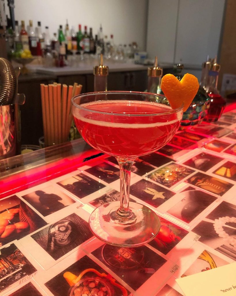 Cocktail at Art Bar in Crosstown neighborhood