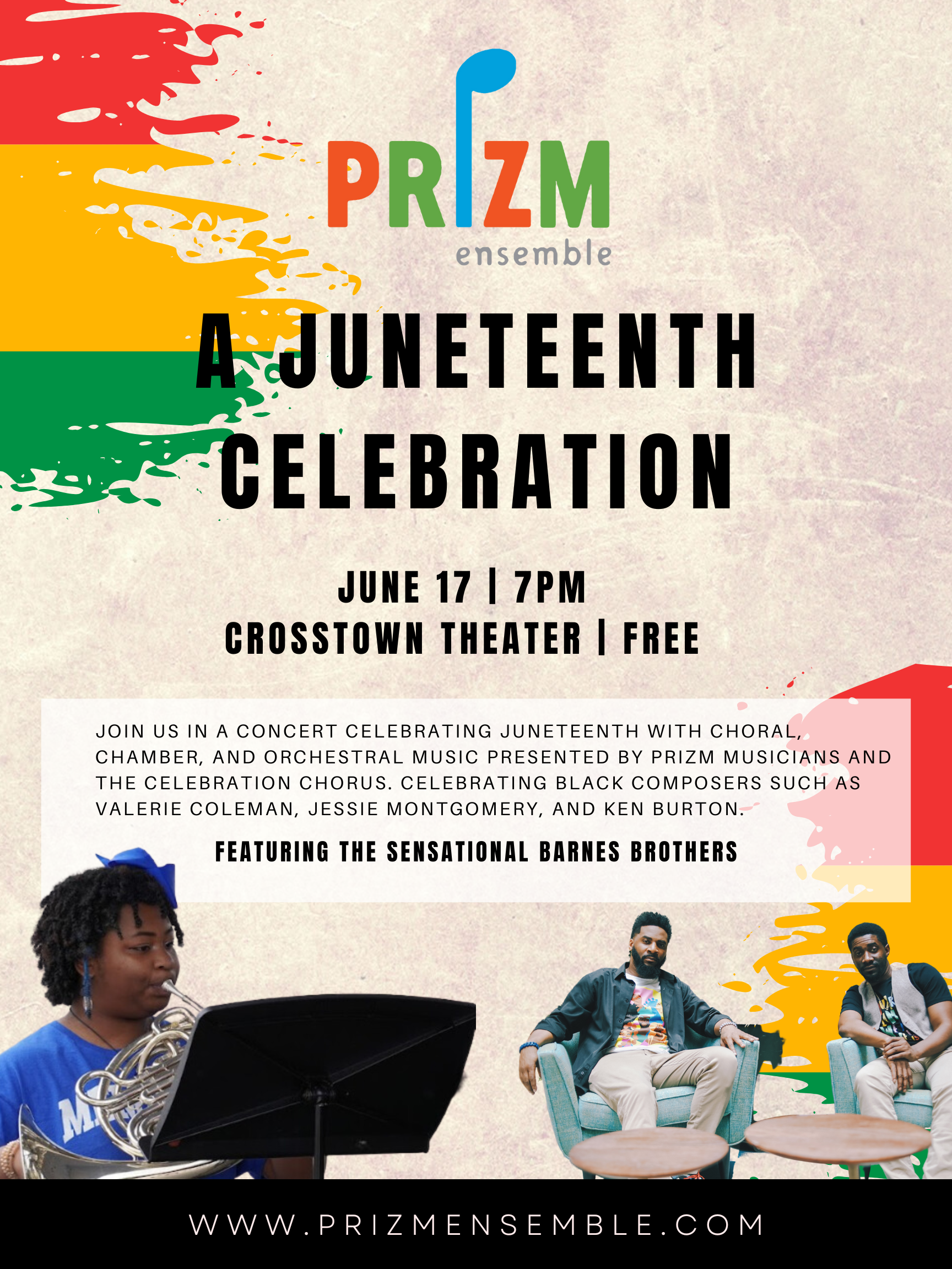 A flyer for a Juneteenth celebration in Memphis.