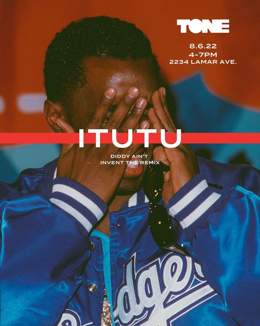 Tone Memphis Exhibition Opening graphic for Itutu