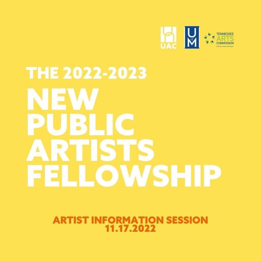 The 2020-23 Urban Art Commission fellowship artist information session.