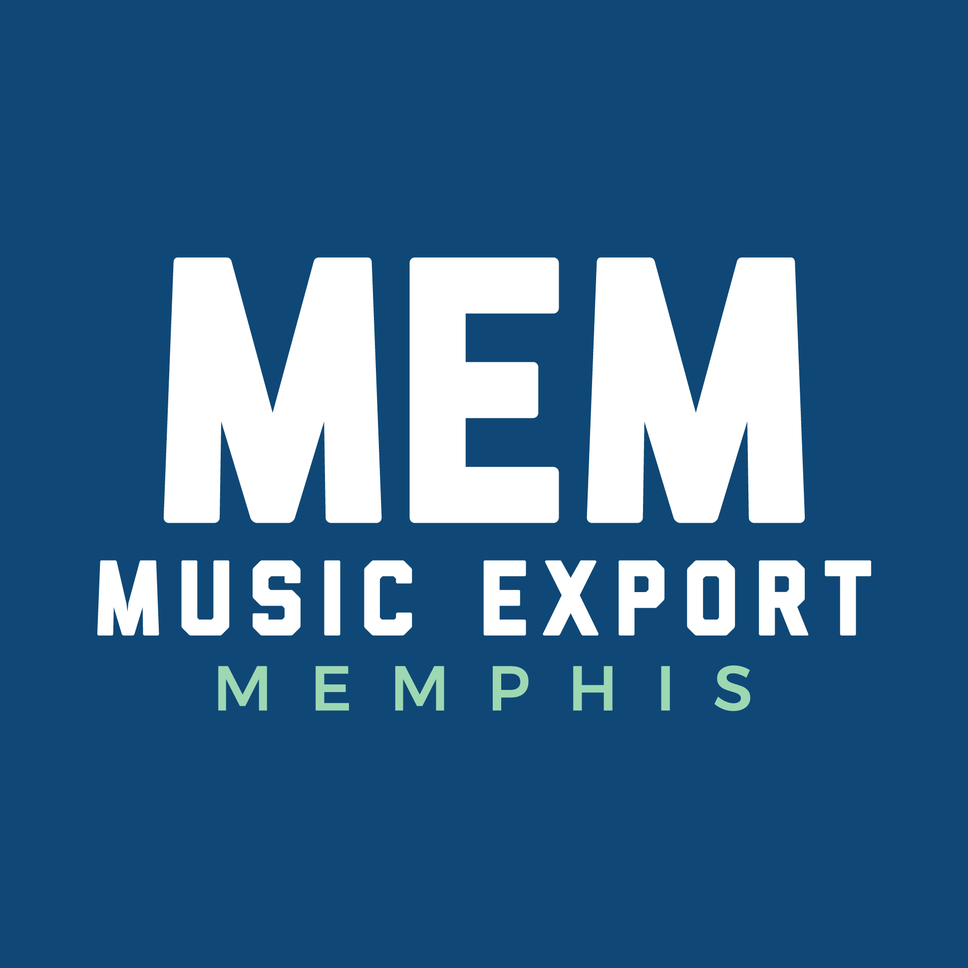 MEM music logo with tambourine bash.
