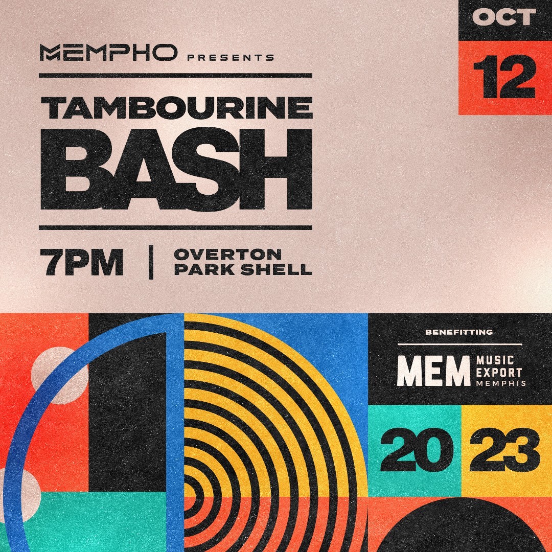 Mempho Tambourine Bash flyer.