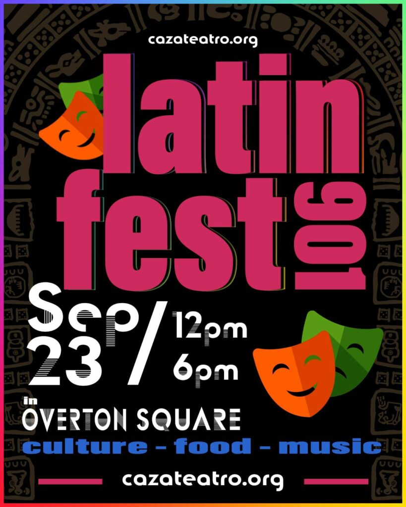 A festive poster for the latin fest.
