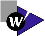 A blue and purple logo featuring the word "w" that symbolizes Opening Doors to Education and Community Impact.