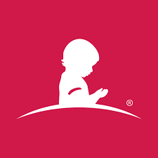 A child's silhouette on a red background in the context of STEMM Education and Outreach Internship (St. Jude).
