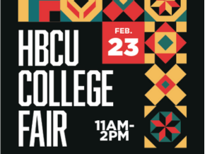 HBCU college fair logo, promoting historically black colleges and universities.