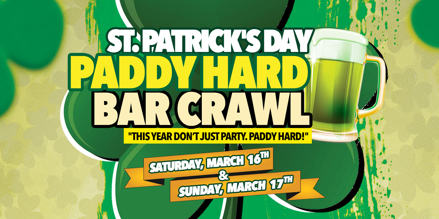 St. Patrick's Day bar crawl in Hollywood.